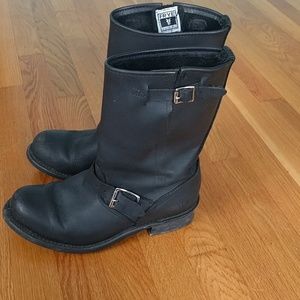 Frye engineer boots